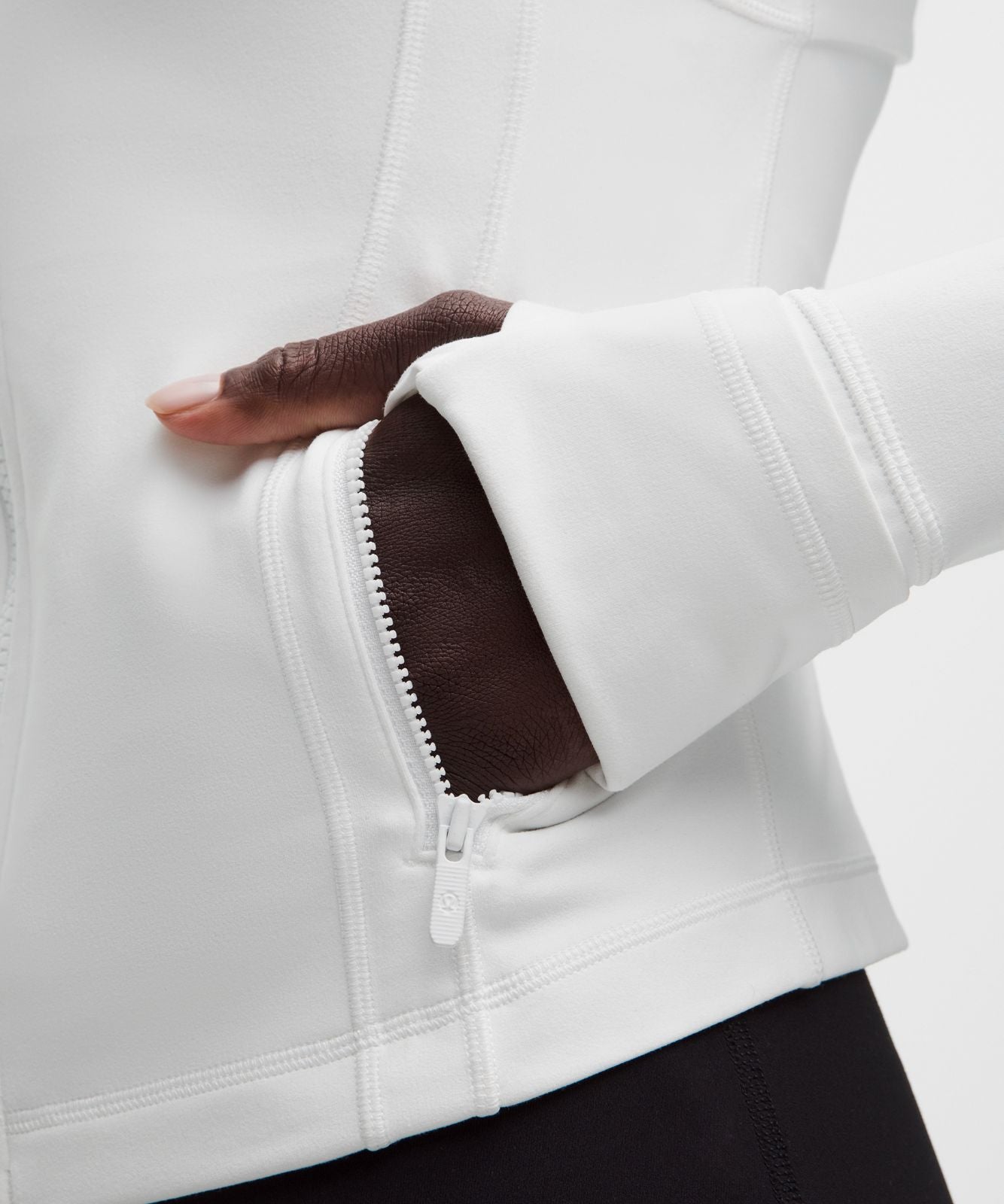 Define Cropped Jacket *Nulu White