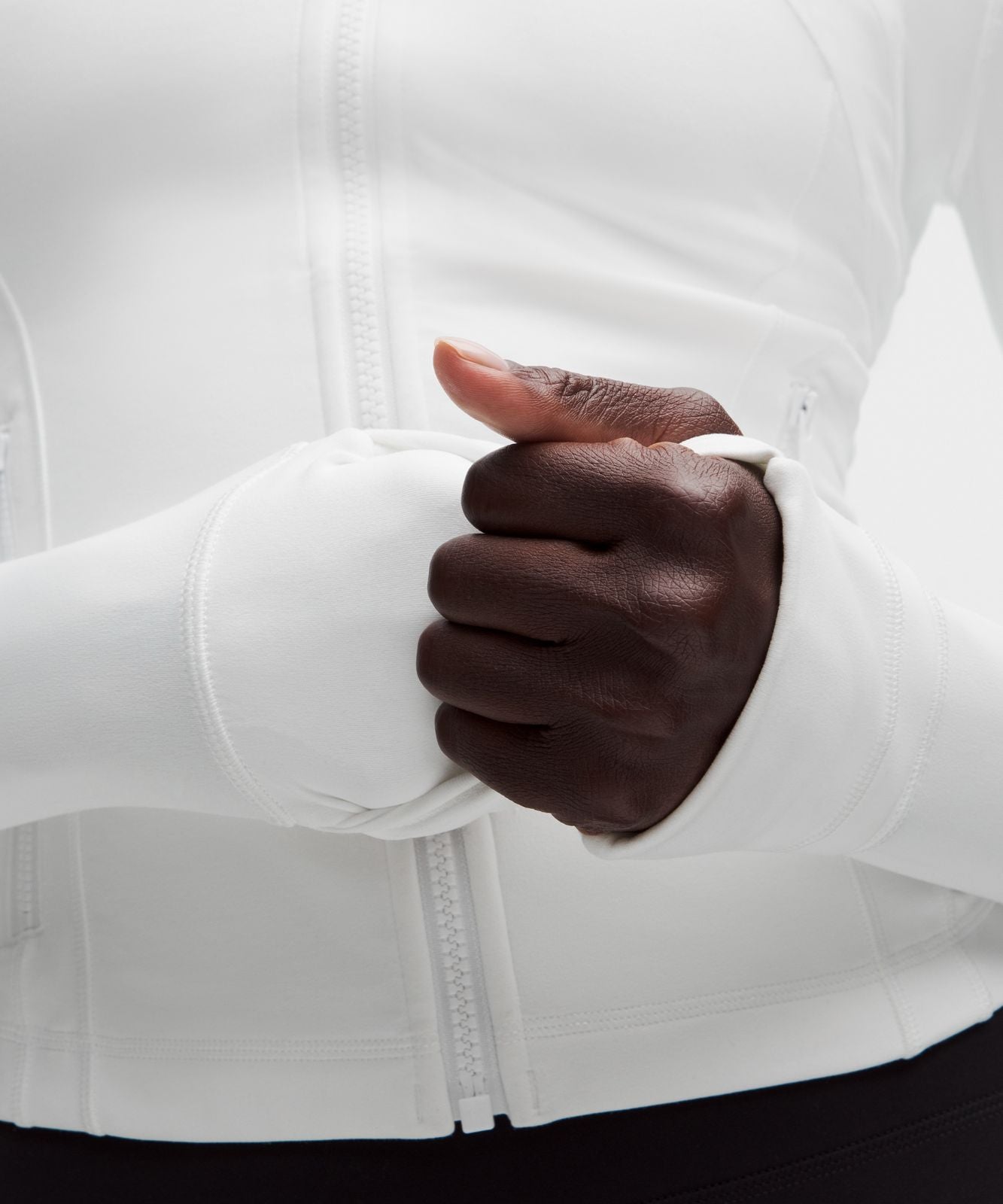 Define Cropped Jacket *Nulu White