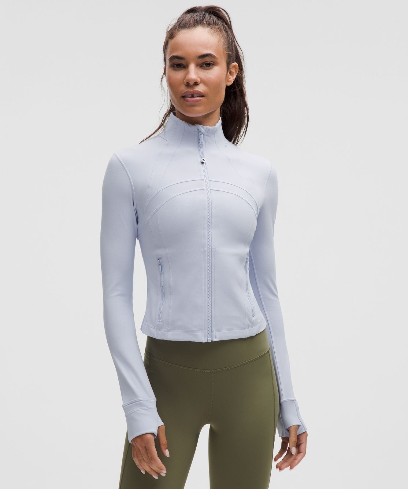 Define Cropped Jacket *Nulu Serene Blue
