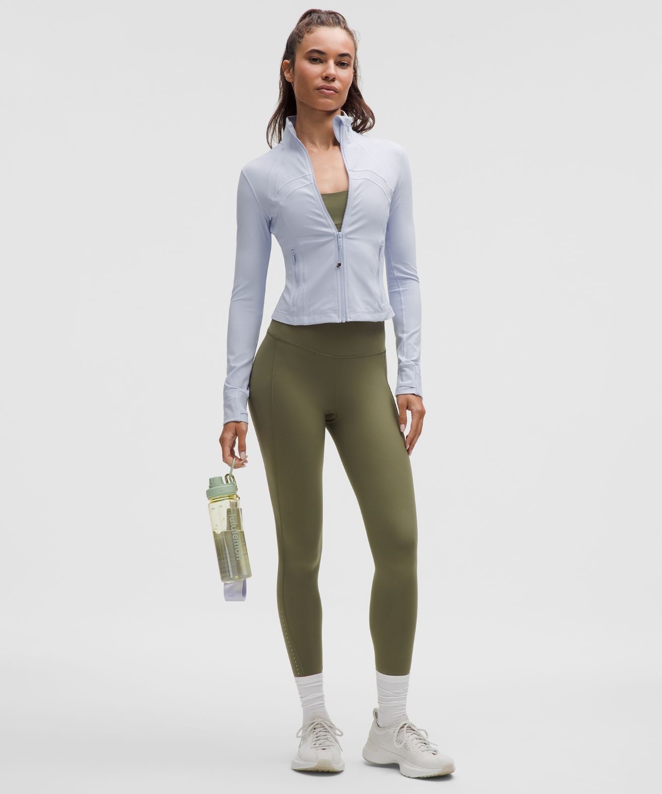 Define Cropped Jacket *Nulu Serene Blue
