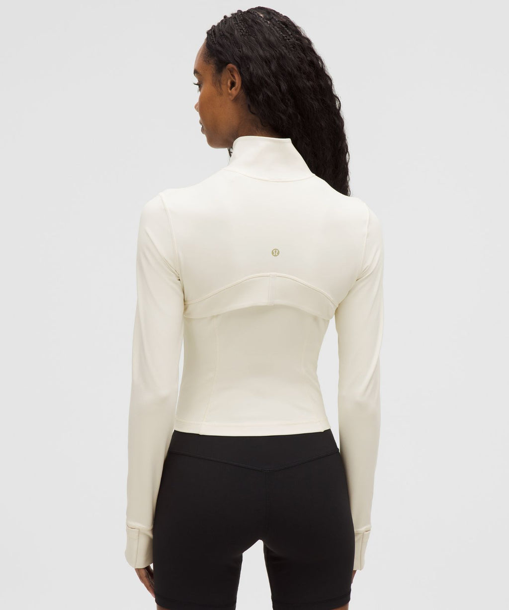 Define Cropped Jacket *Nulu Light Ivory/Gold