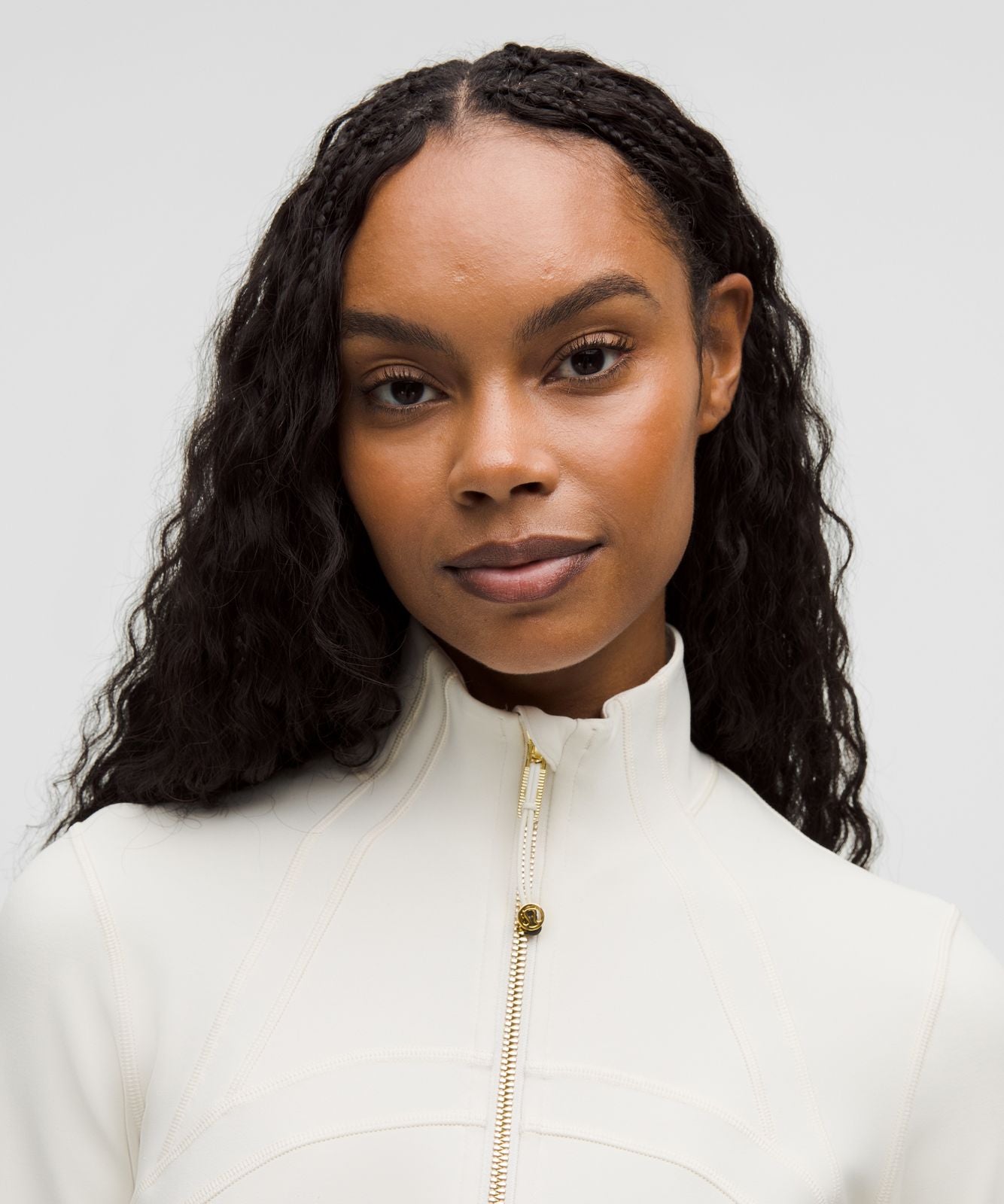 Define Cropped Jacket *Nulu Light Ivory/Gold