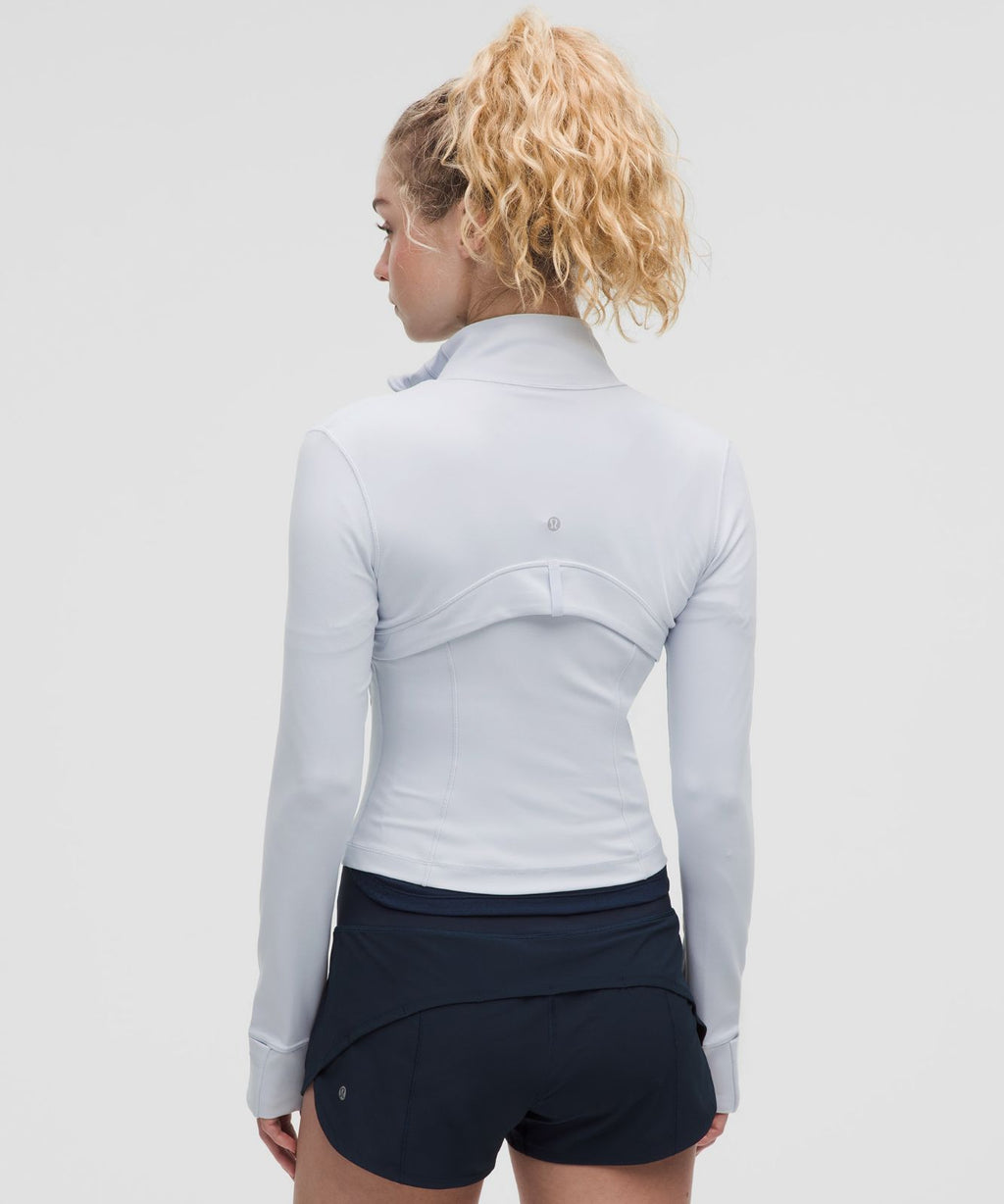 Define Cropped Jacket *Nulu Starch Blue/Mirror Silver