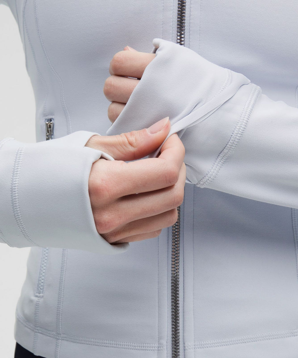 Define Cropped Jacket *Nulu Starch Blue/Mirror Silver
