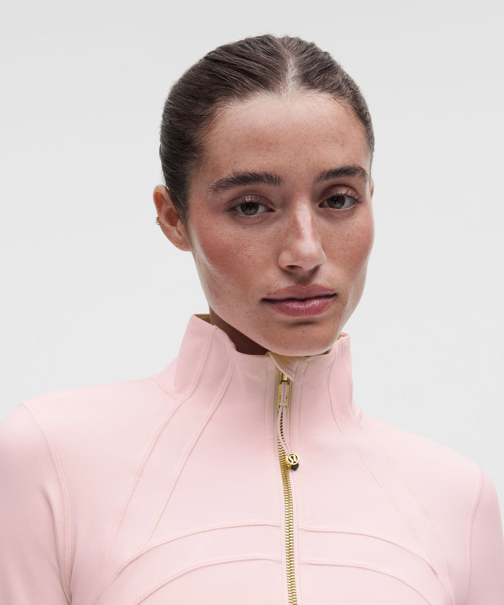 Define Cropped Jacket *Nulu Pink Pearl/Gold/Gold
