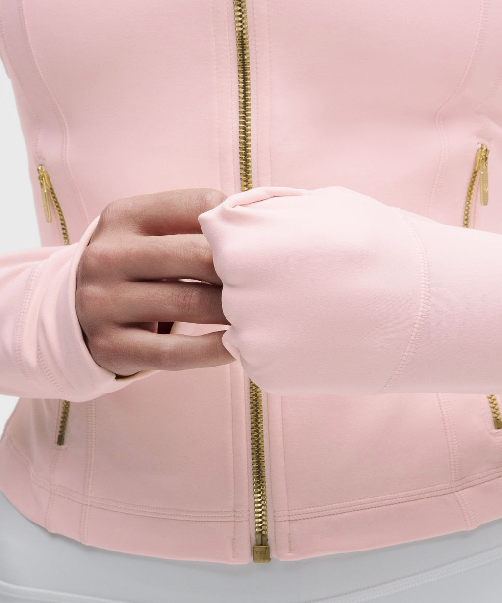 Define Cropped Jacket *Nulu Pink Pearl/Gold/Gold