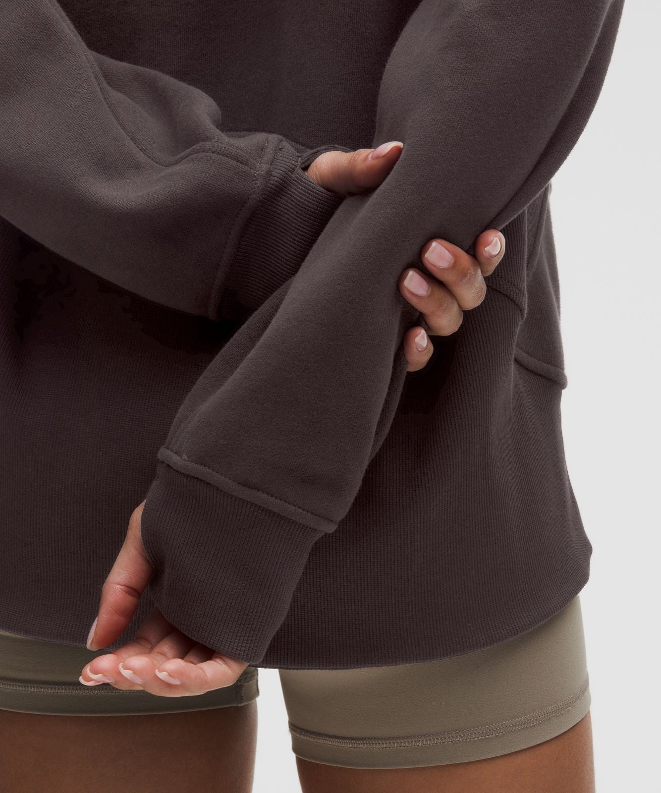 Scuba Oversized Funnel-Neck Half Zip *Long Sequoia