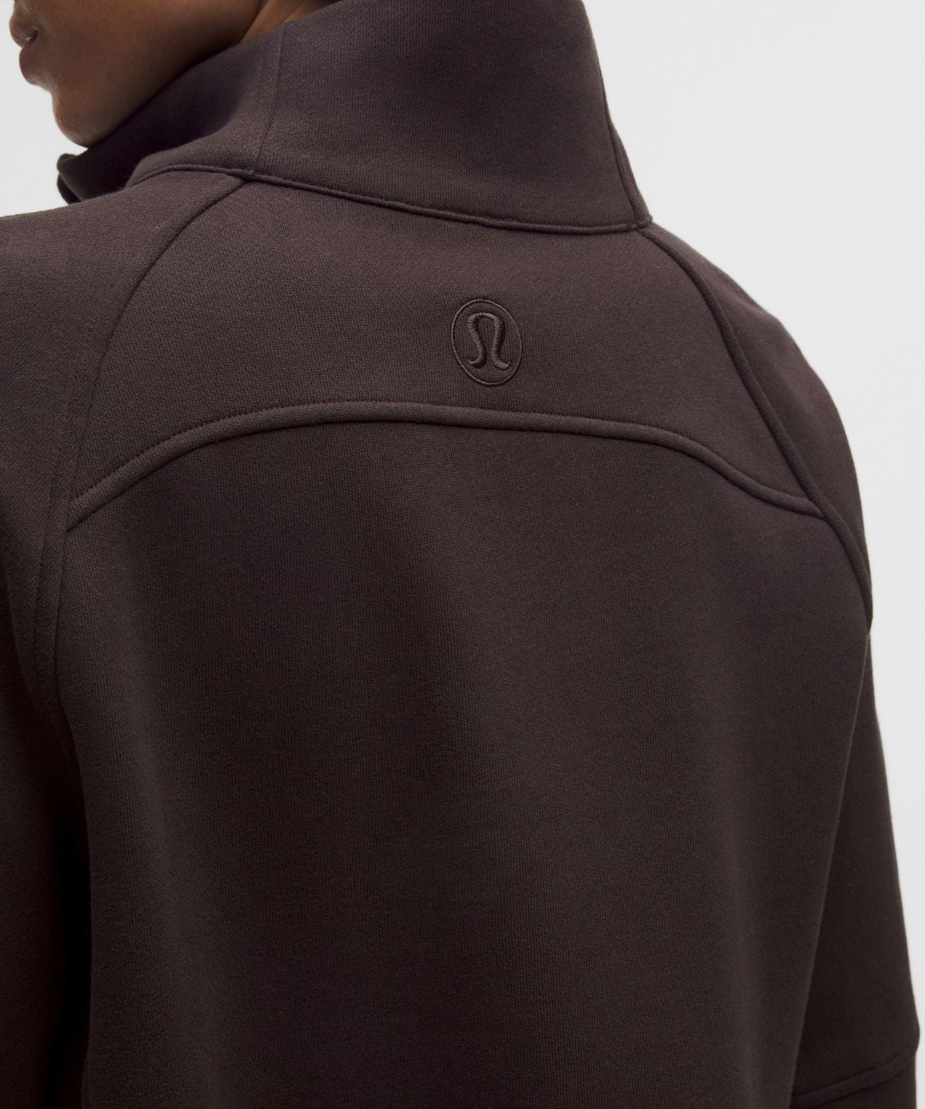 Scuba Oversized Funnel-Neck Half Zip *Long Sequoia