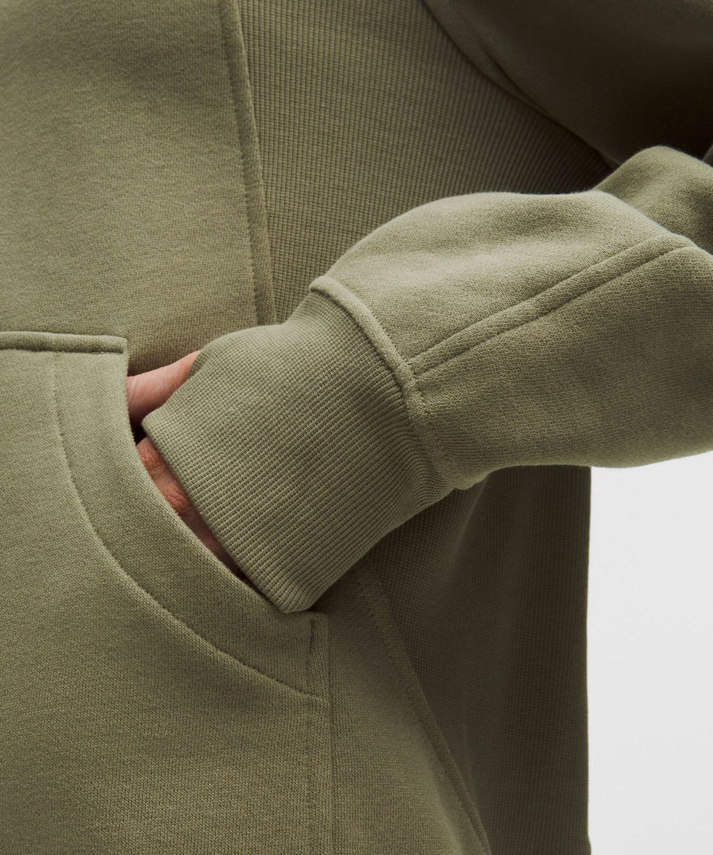 Scuba Oversized Funnel-Neck Half Zip *Long Bay Leaf