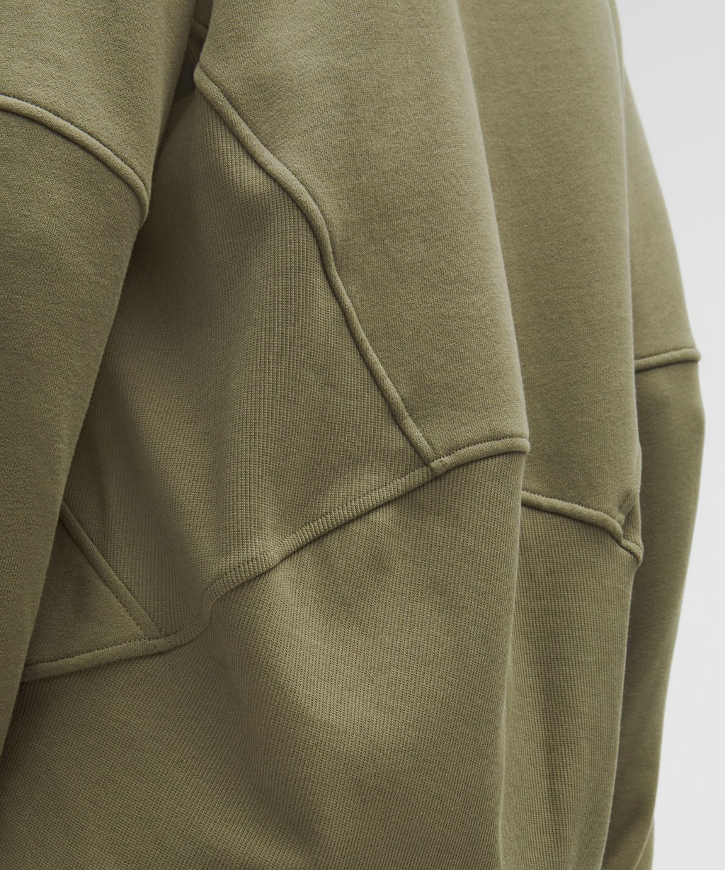 Scuba Oversized Funnel-Neck Half Zip *Long Bay Leaf