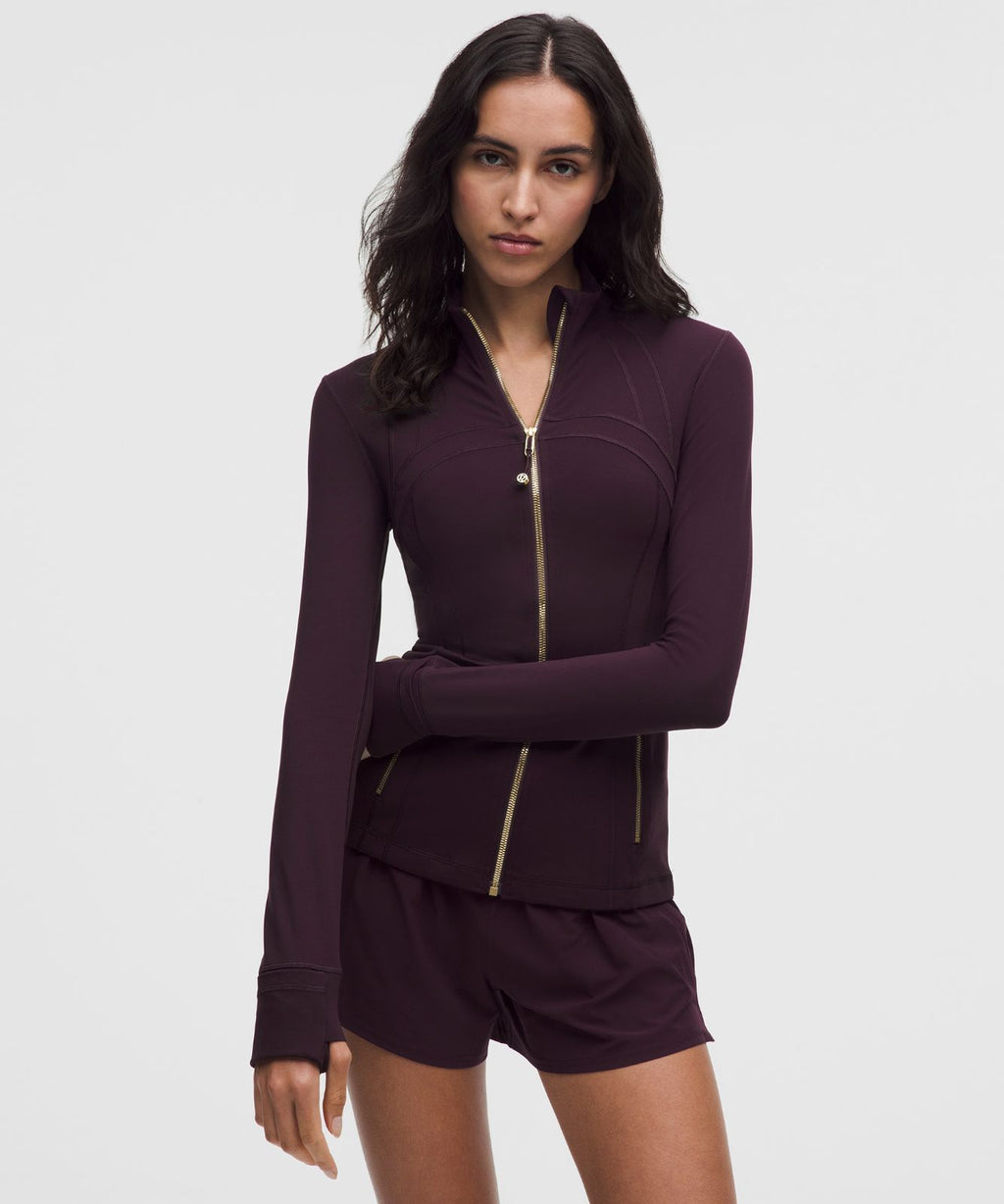Define Jacket *Nulu Black Plum/Gold/Gold