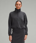 Brushed Softstreme Half Zip Black