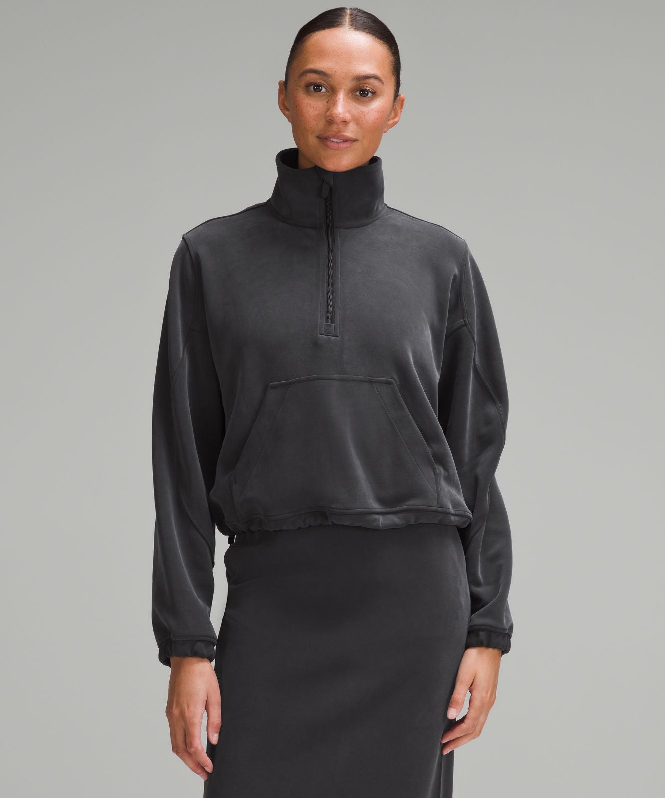 Brushed Softstreme Half Zip Black