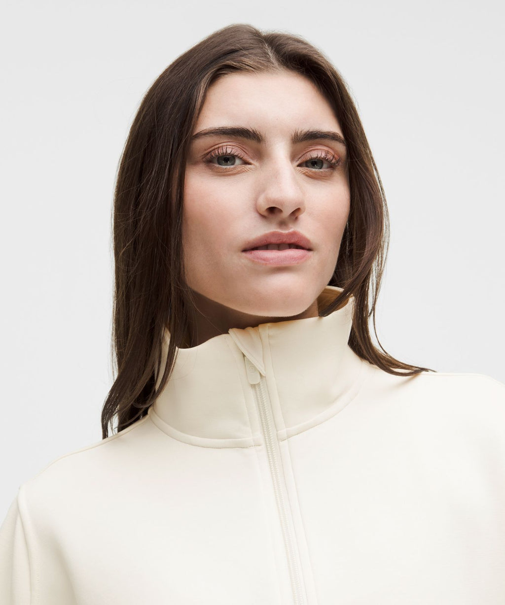 Brushed Softstreme Half Zip Light Ivory