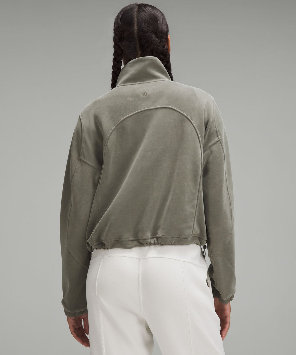 Brushed Softstreme Half Zip Army Green