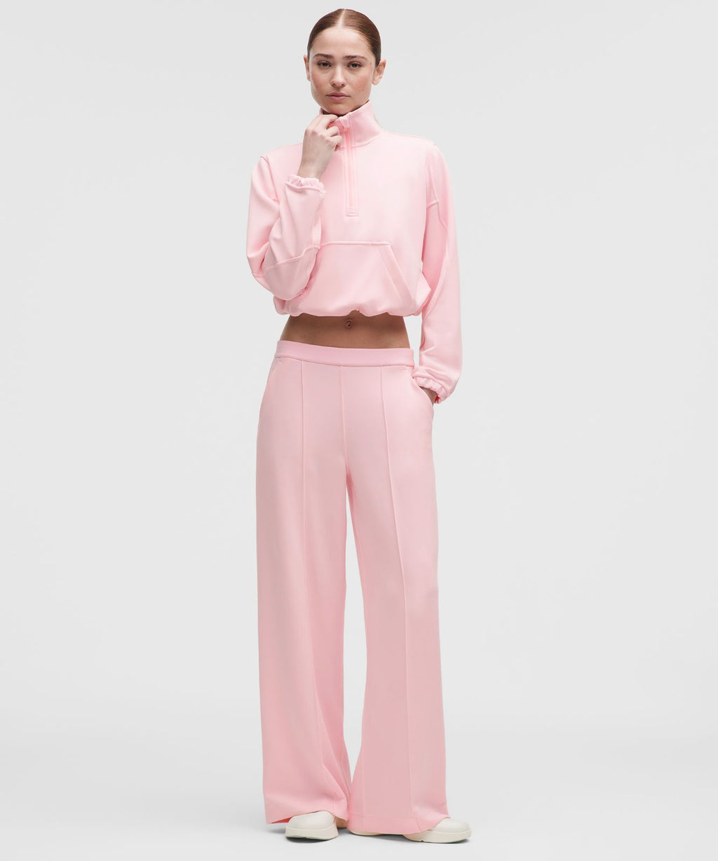 Brushed Softstreme Half Zip Pink Pearl