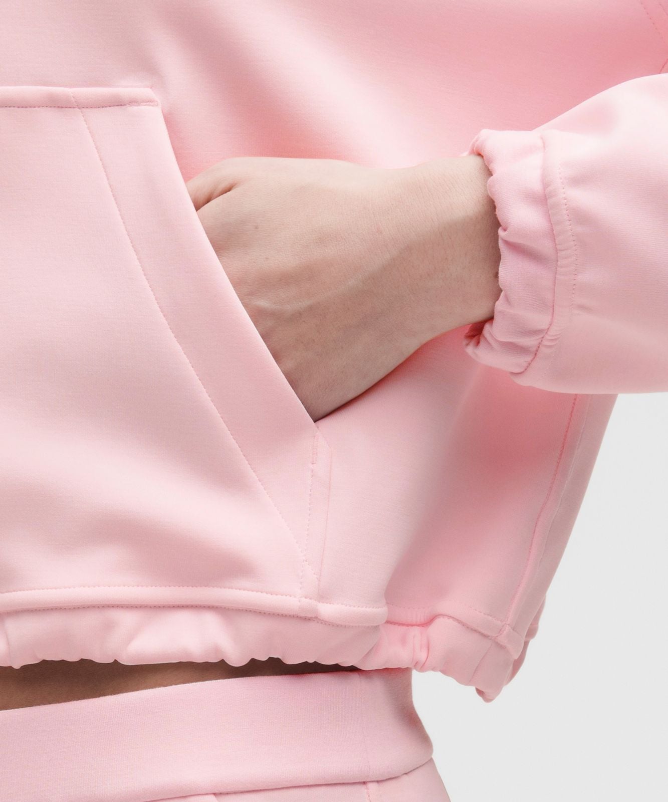 Brushed Softstreme Half Zip Pink Pearl
