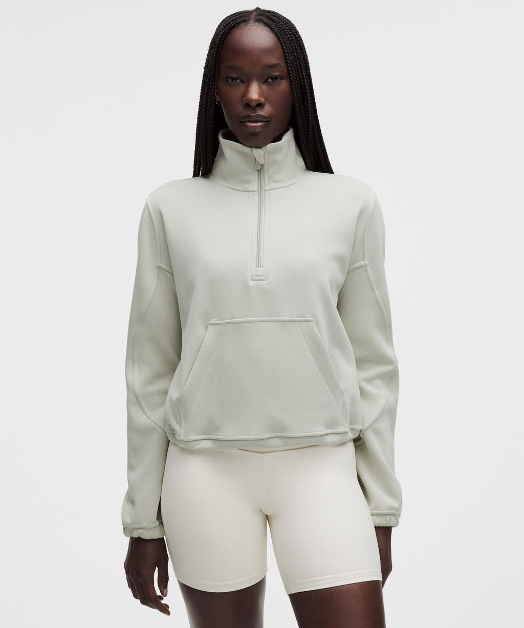 Brushed Softstreme Half Zip Meadow Haze