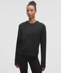 It's Rulu Fleece Long-Sleeve Shirt Black