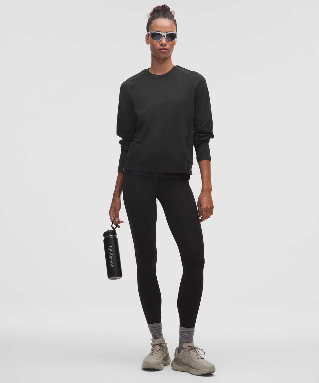 It's Rulu Fleece Long-Sleeve Shirt Black