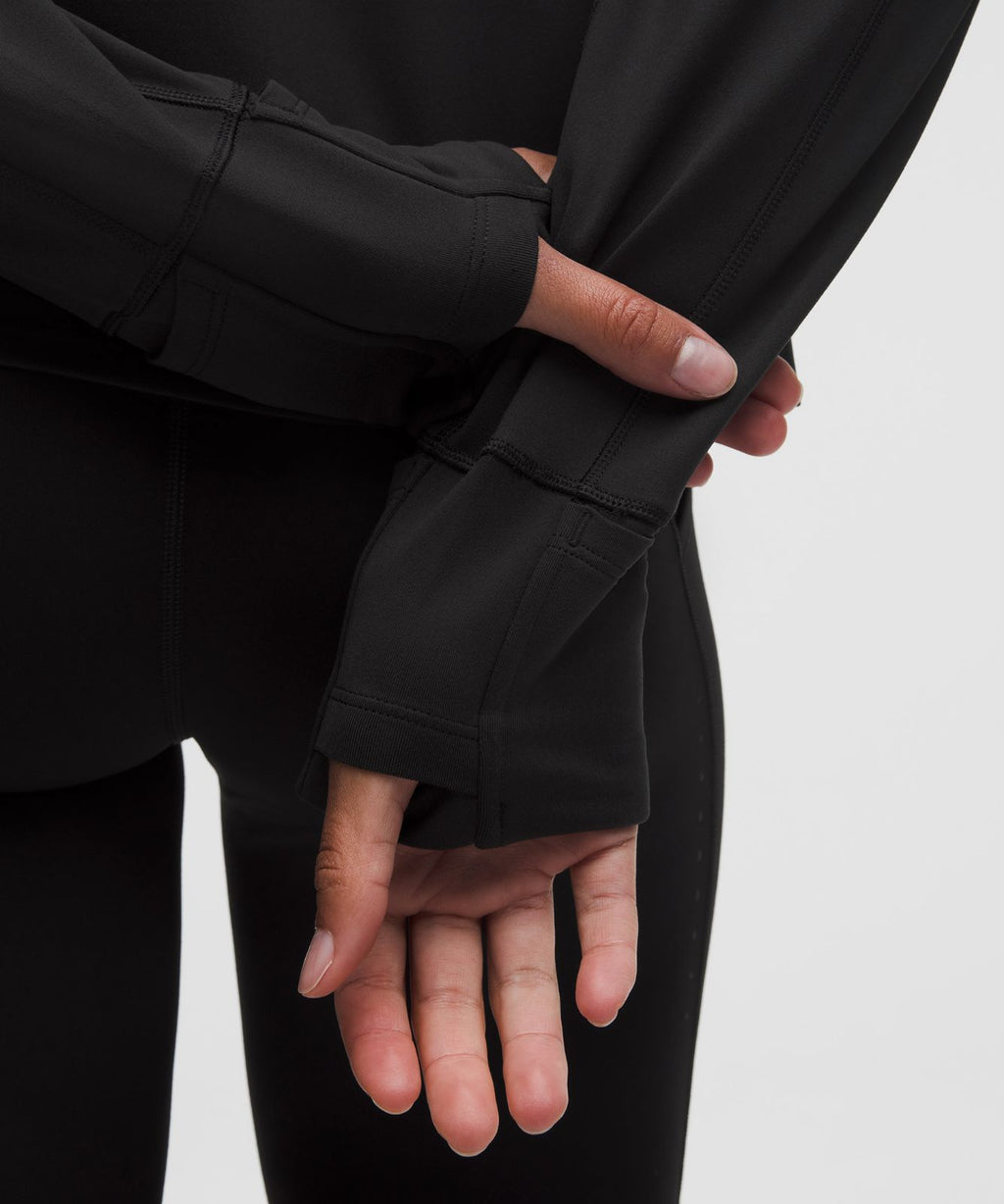 It's Rulu Fleece Long-Sleeve Shirt Black