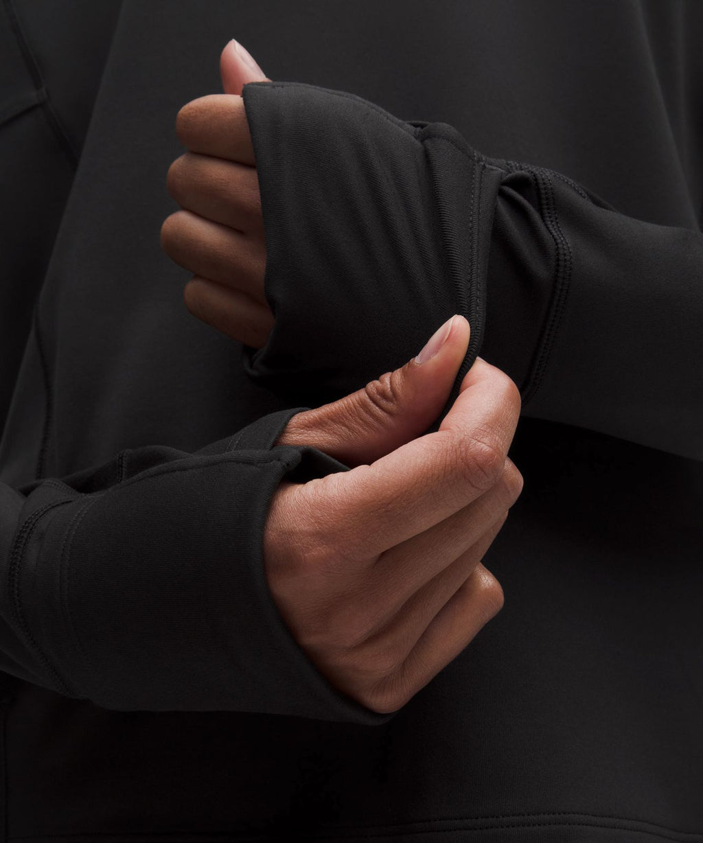 It's Rulu Fleece Long-Sleeve Shirt Black