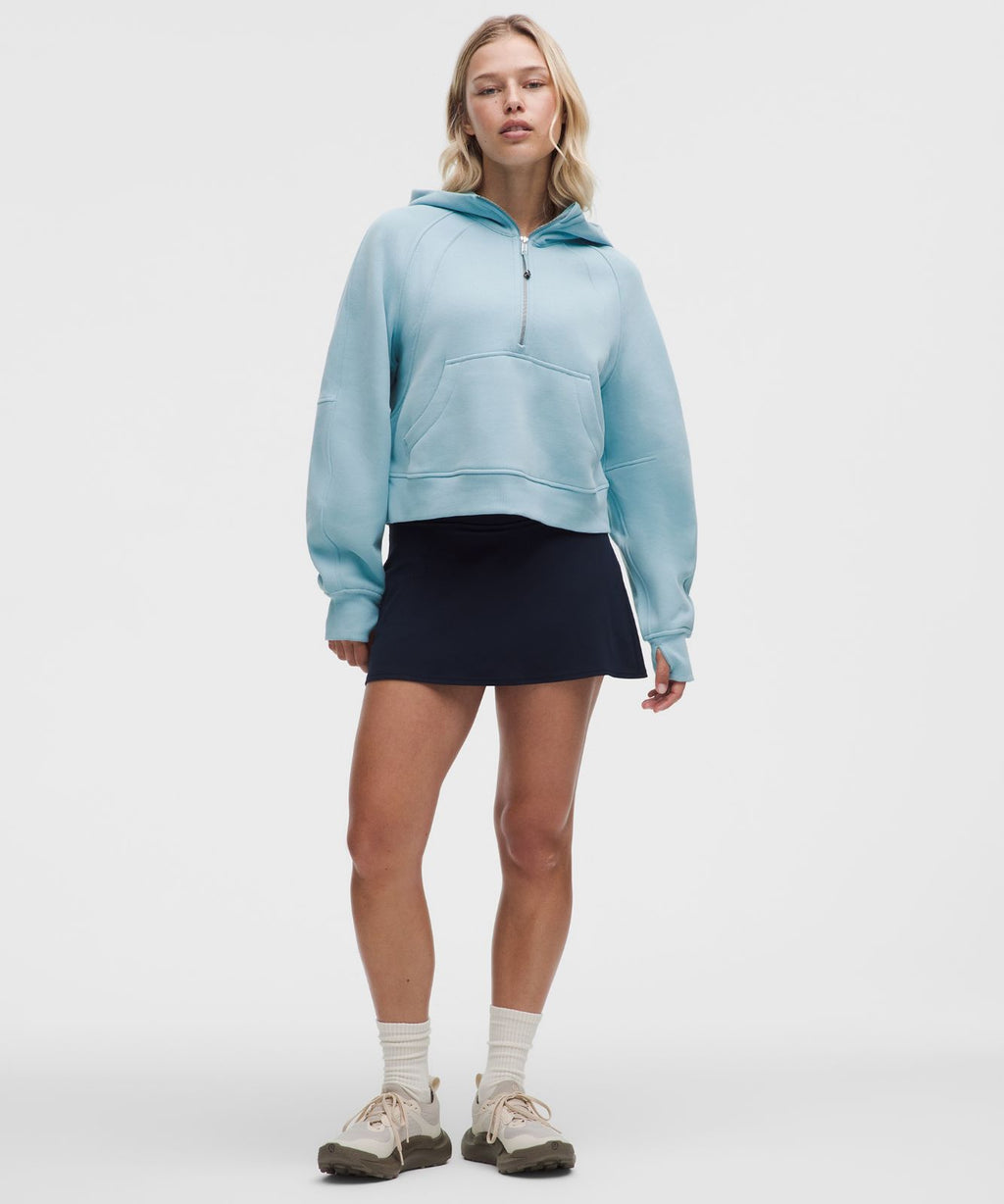 Scuba Oversized Half-Zip Hoodie Seafoam