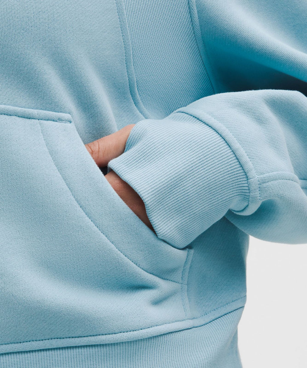 Scuba Oversized Half-Zip Hoodie Seafoam