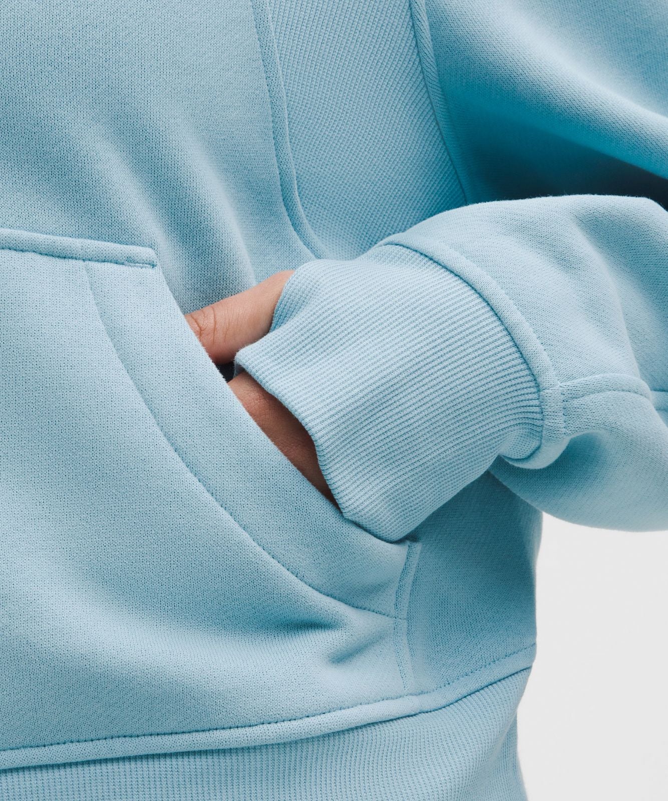 Scuba Oversized Half-Zip Hoodie Seafoam