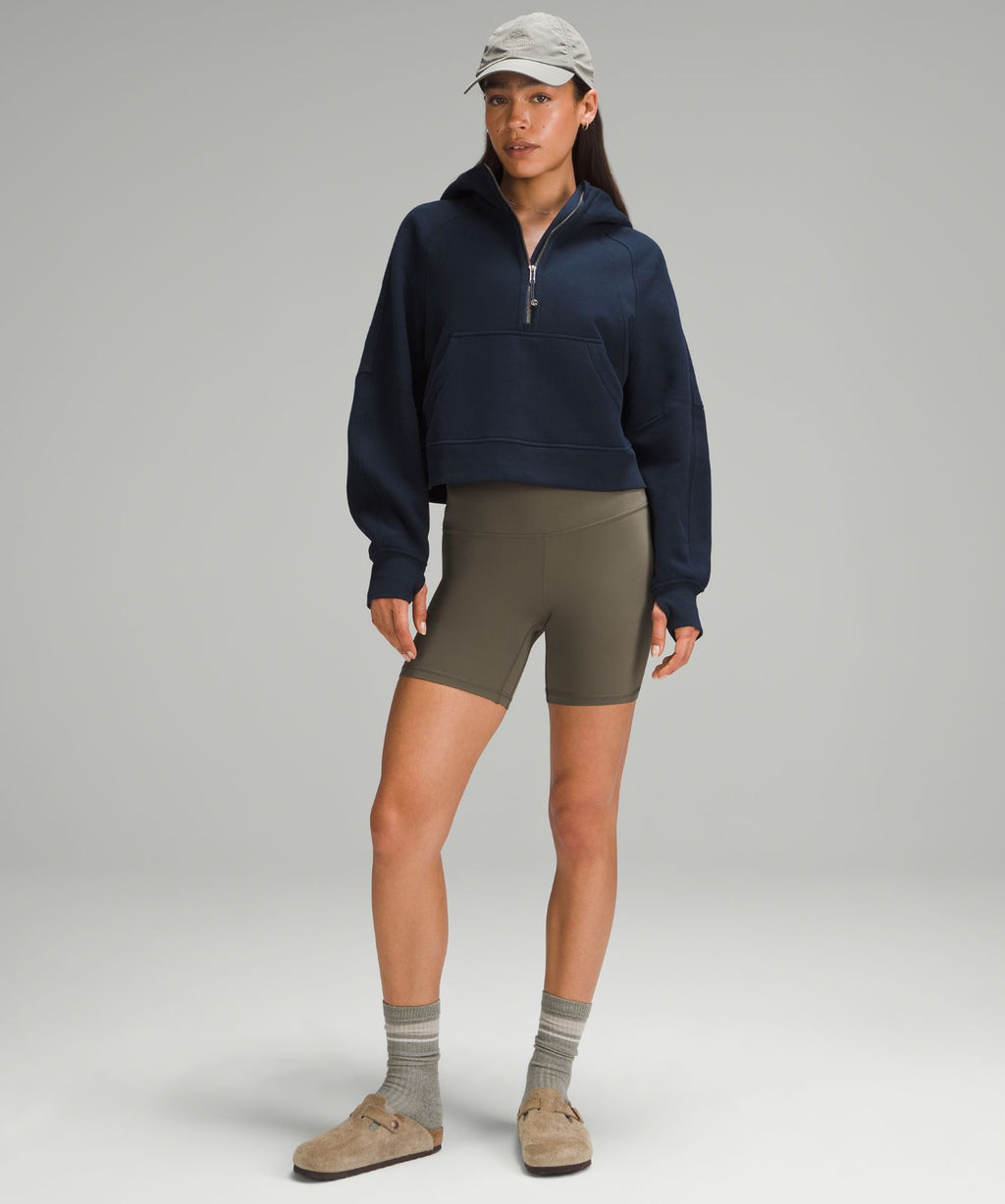 Scuba Oversized Half-Zip Hoodie True Navy