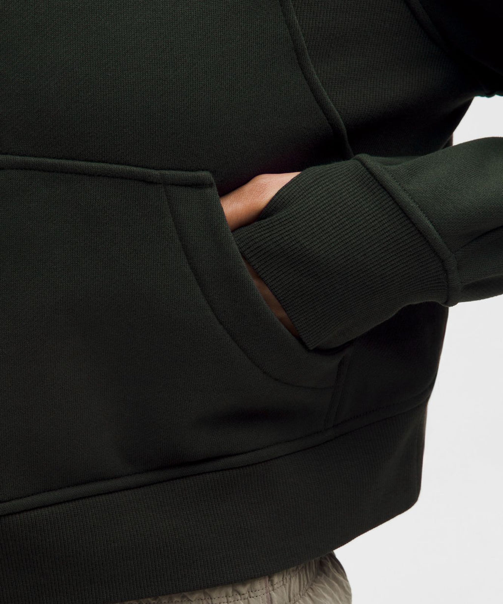 Scuba Oversized Half-Zip Hoodie Rainforest Green