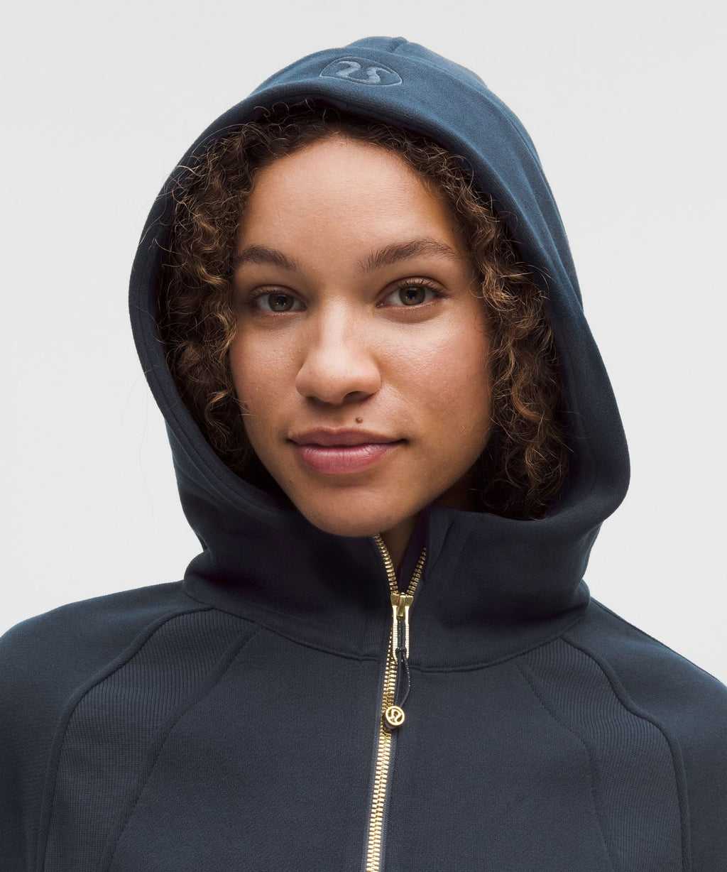 Scuba Oversized Half-Zip Hoodie True Navy/Gold