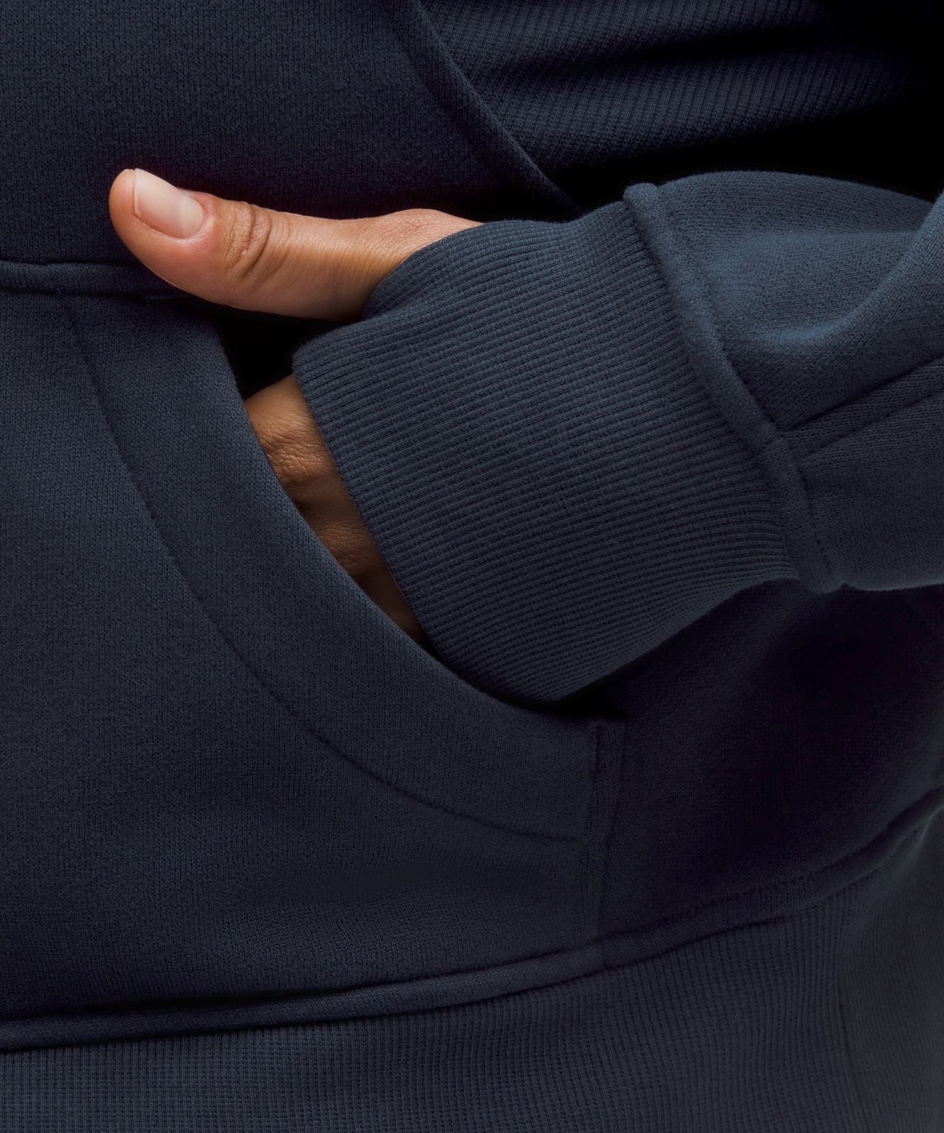 Scuba Oversized Half-Zip Hoodie True Navy/Gold
