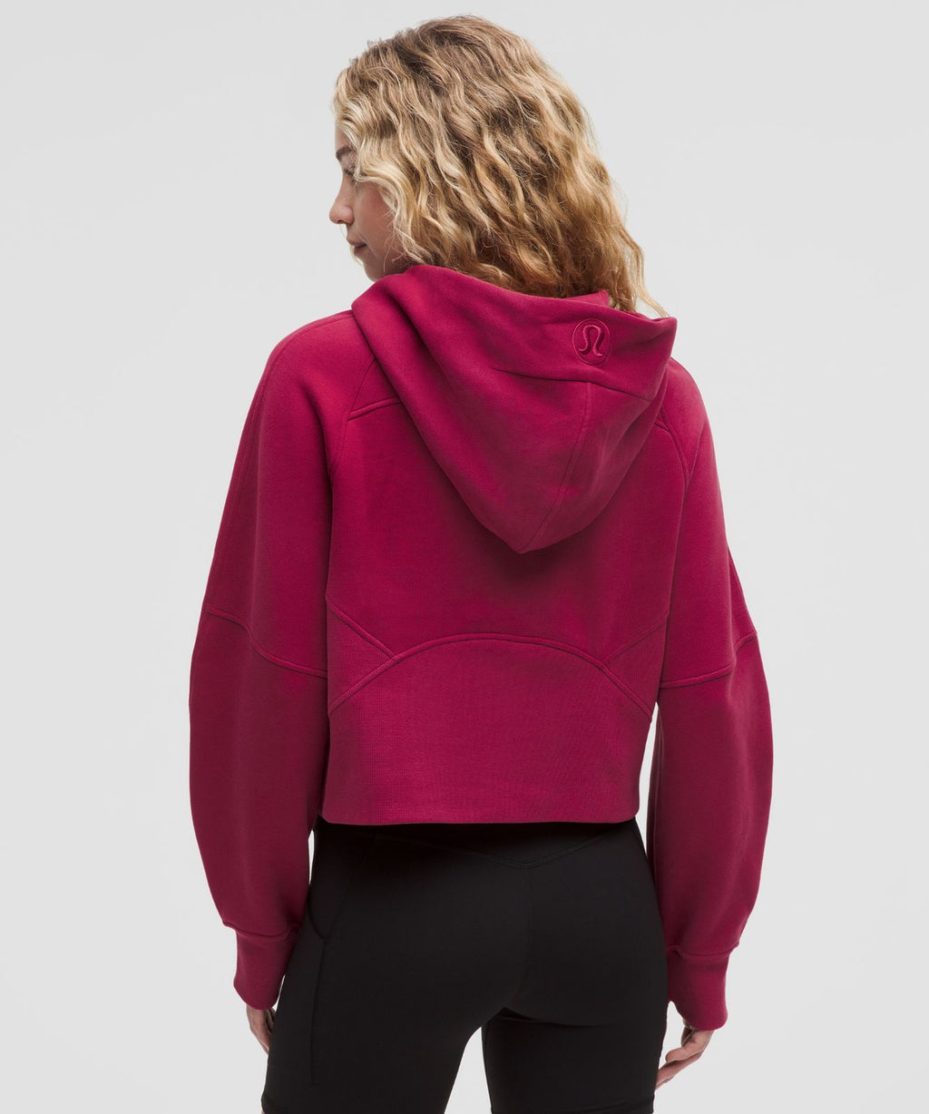 Scuba Oversized Half-Zip Hoodie Magenta Smoke/Gold