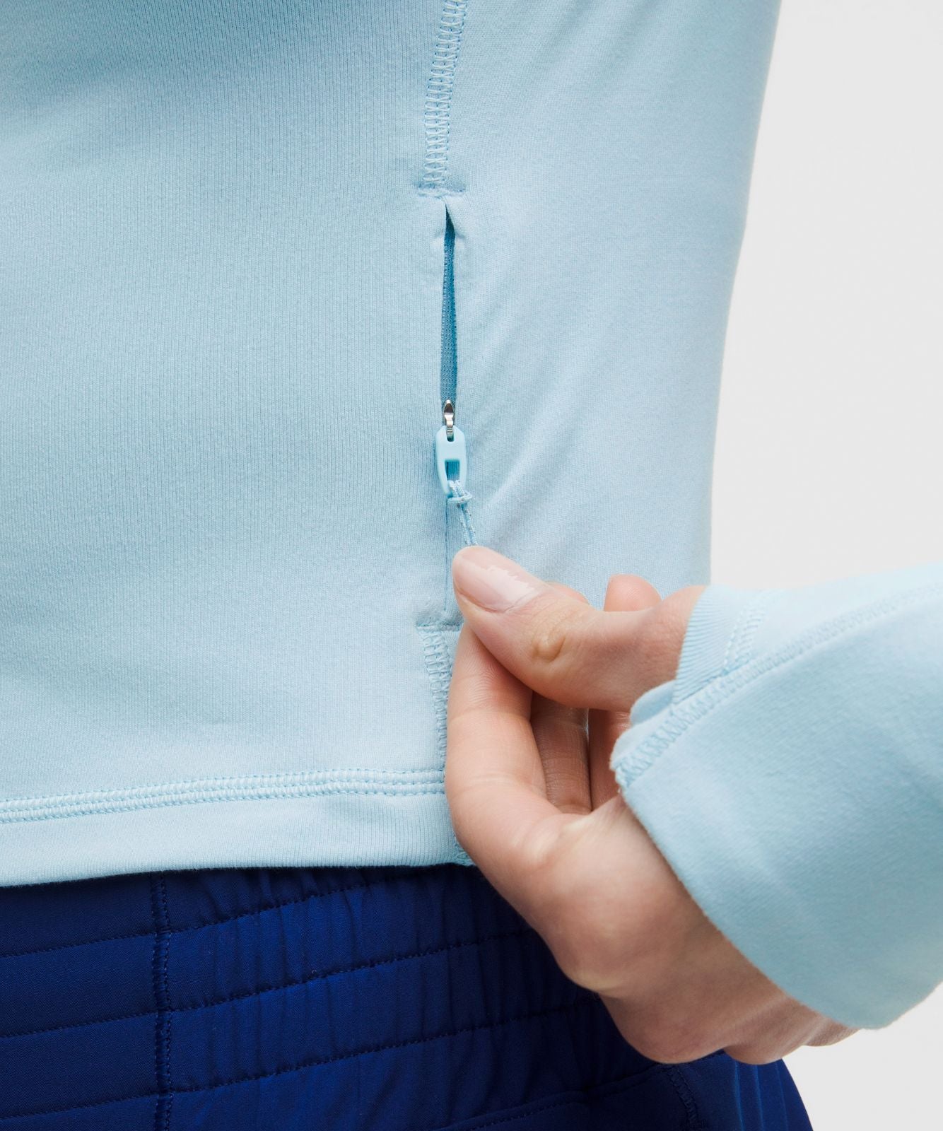 It's Rulu Cropped Half Zip *Updated Foam Cloud