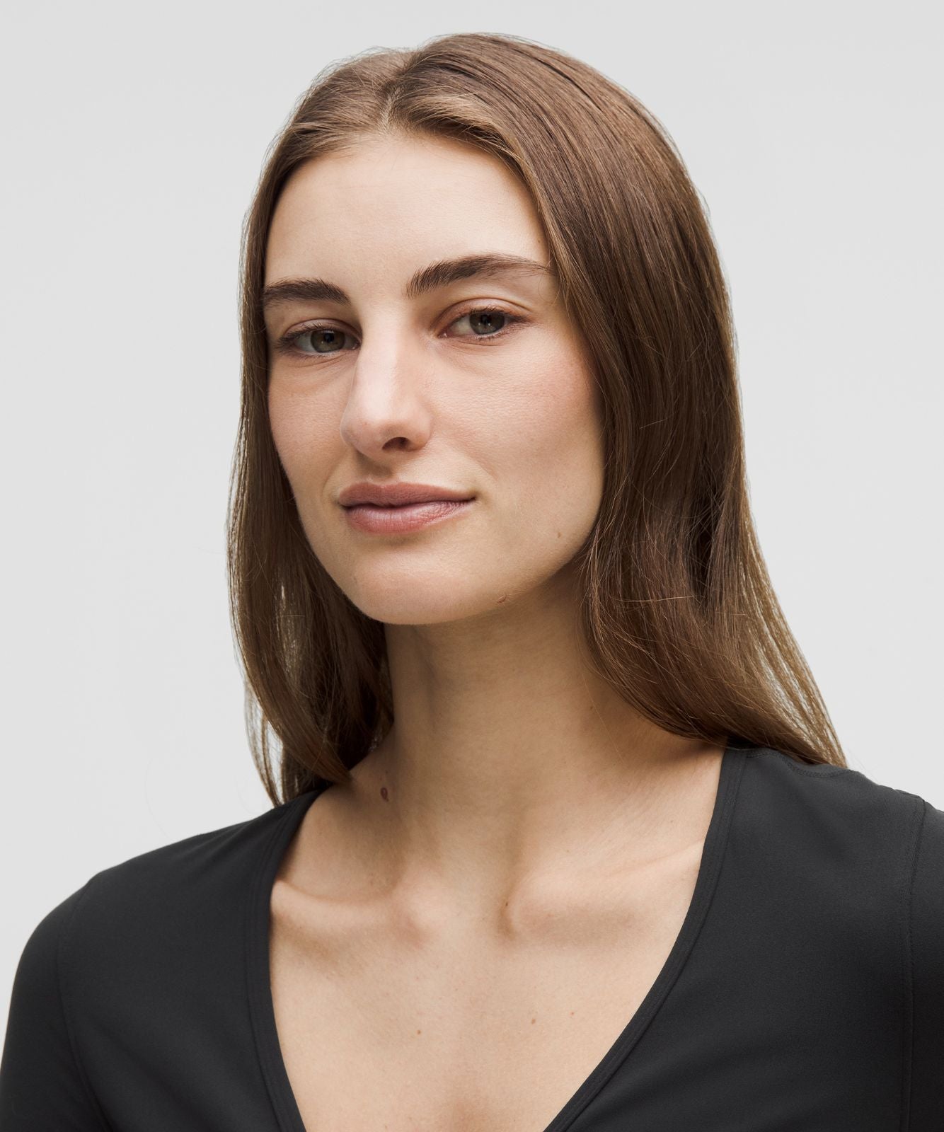 Nulu Long-Sleeve Cropped Wrap Black