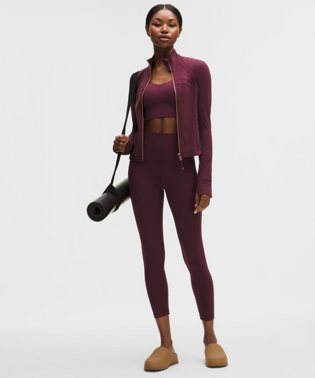 Define Cropped Jacket *Nulu Burgundy Bay/Rose Gold/Rose Gold
