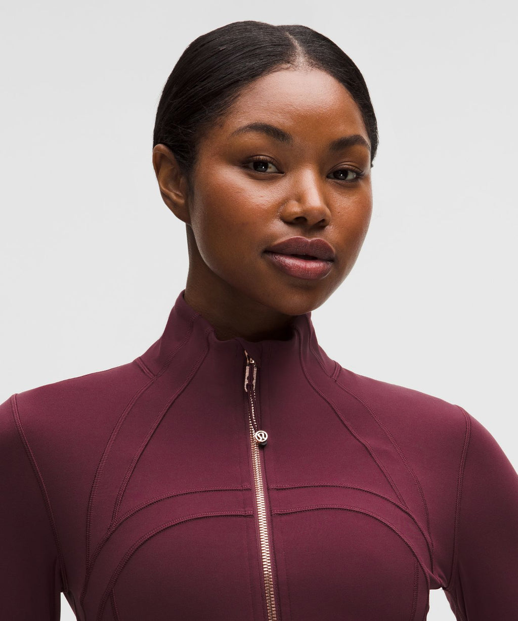 Define Cropped Jacket *Nulu Burgundy Bay/Rose Gold/Rose Gold