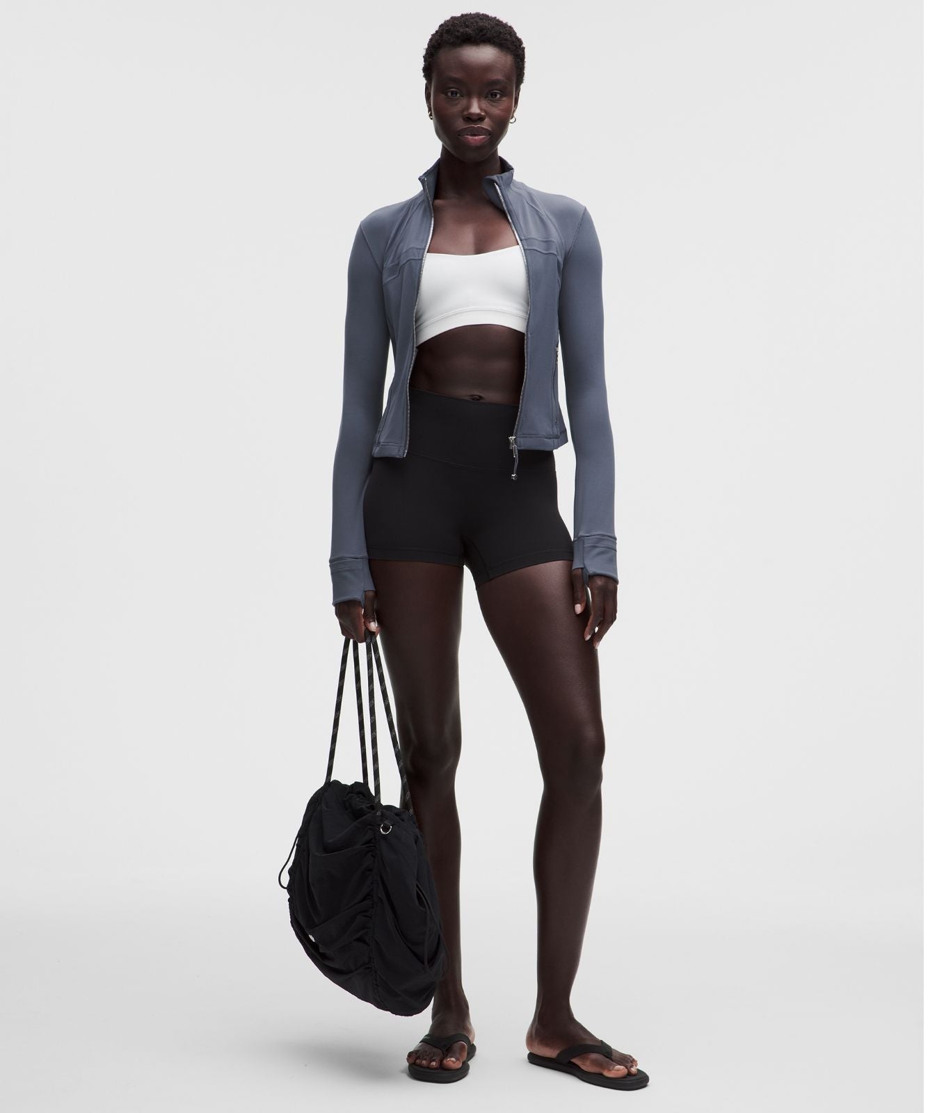 Define Cropped Jacket *Nulu Dusty Diamond/Mirror Silver/Mirror Silver
