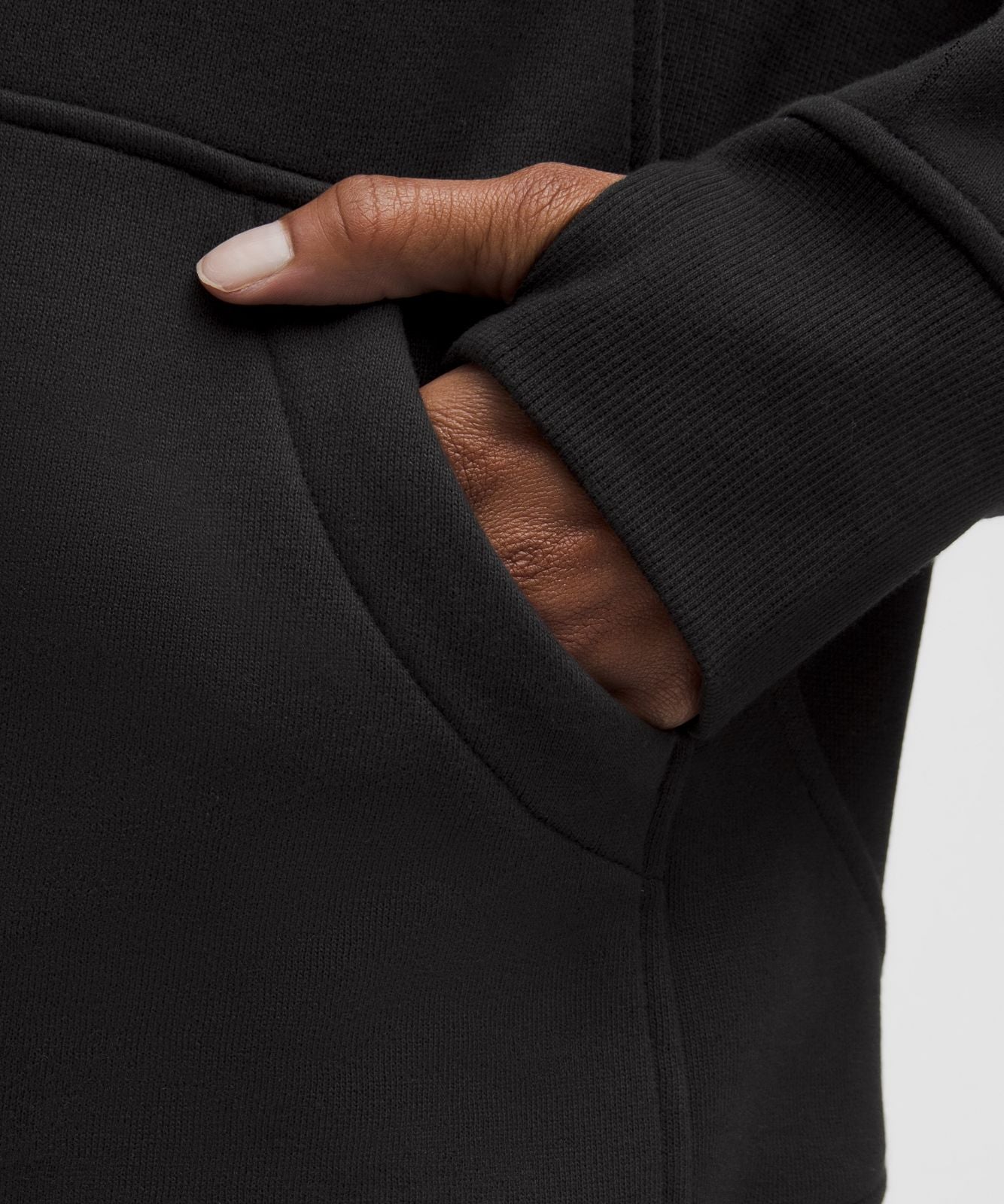 Scuba Oversized Funnel-Neck Half Zip *Long Black/Gold