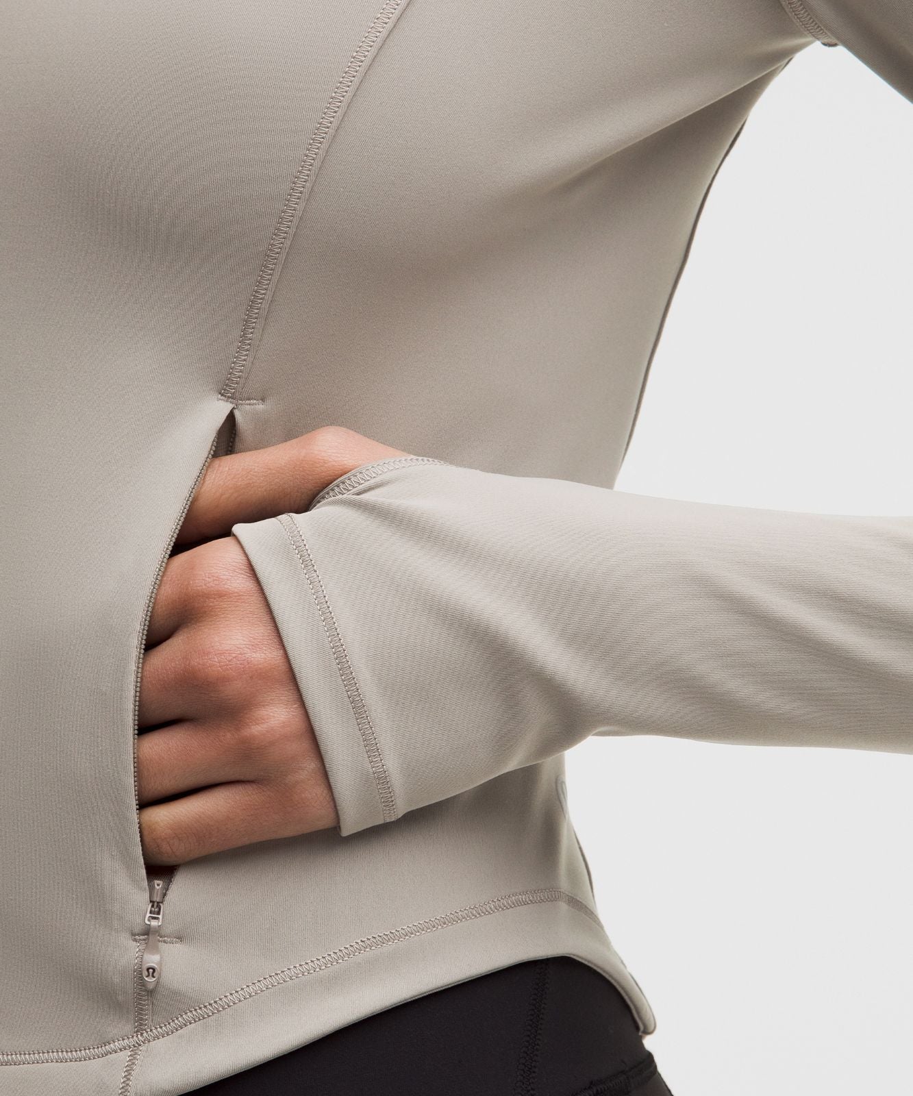 Wunder Train Full-Zip Jacket Warm Ash Grey