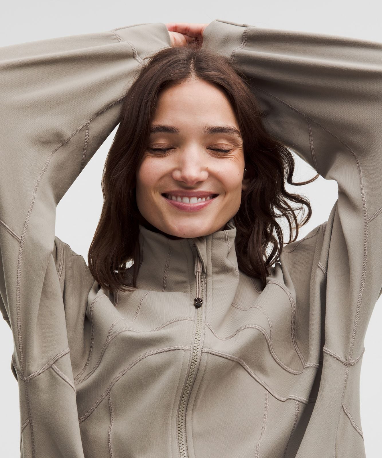 Define Oversized Jacket *Luon Warm Ash Grey