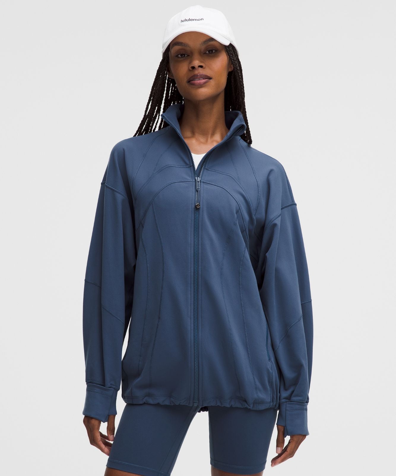 Define Oversized Jacket *Luon Blue Twill