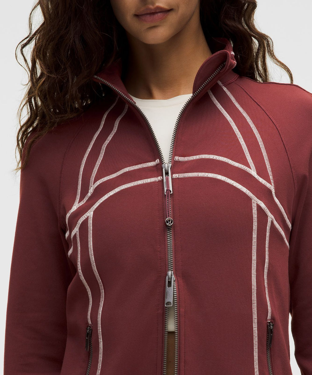 Define Track Jacket *Luon Rockwood/Light Ivory