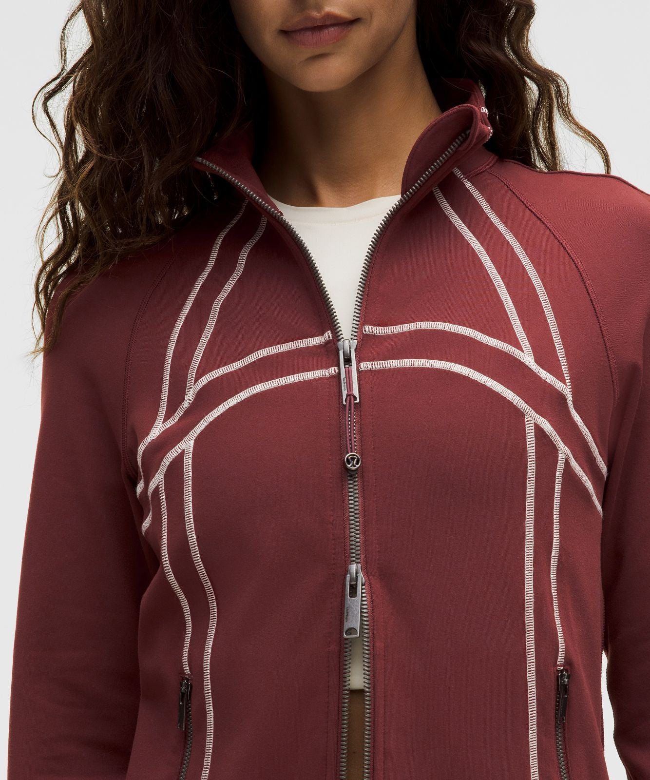 Define Track Jacket *Luon Rockwood/Light Ivory