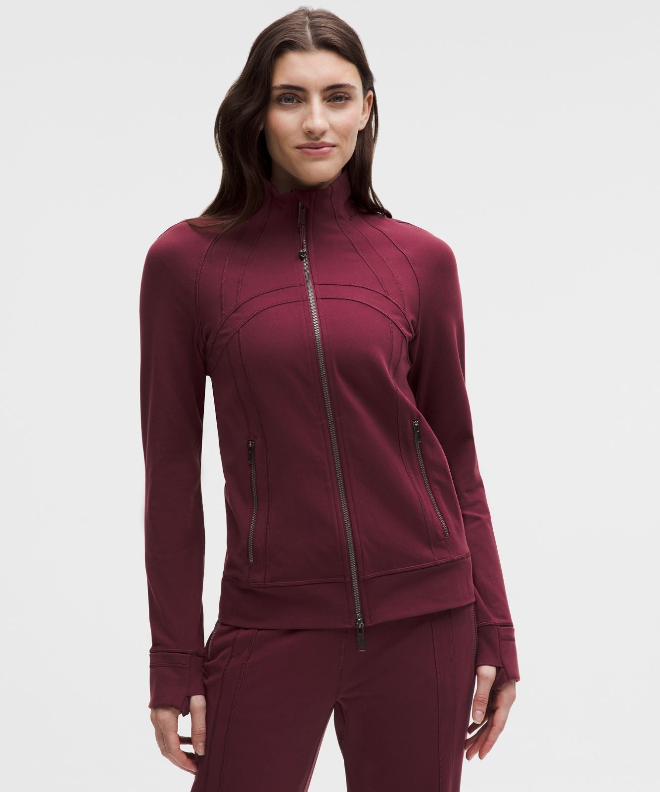 Define Track Jacket *Luon Burgundy Bay