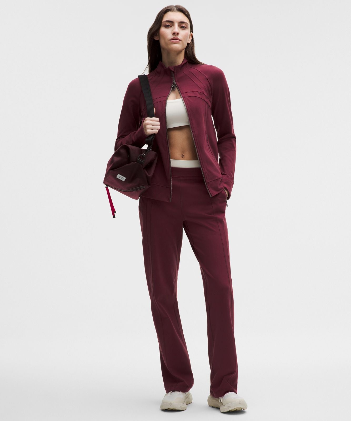 Define Track Jacket *Luon Burgundy Bay