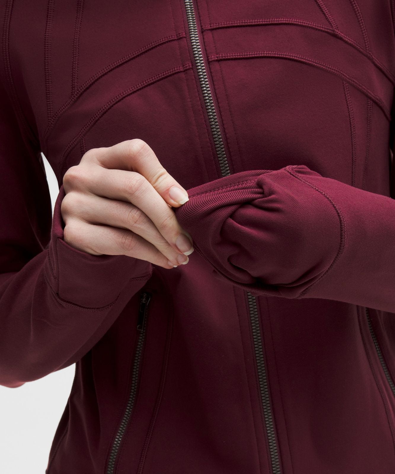 Define Track Jacket *Luon Burgundy Bay
