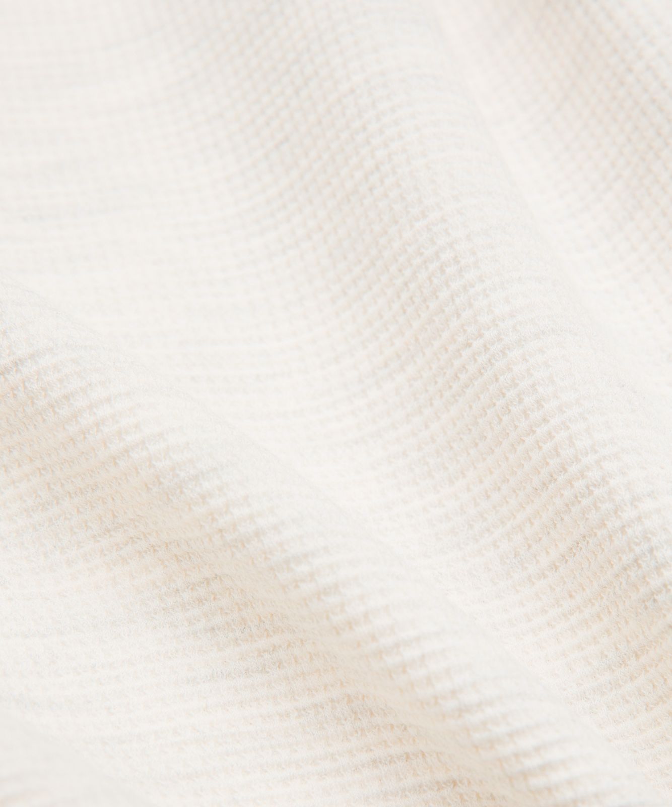 Scuba Cropped Funnel-Neck Half Zip *Waffle Heathered Light Ivory