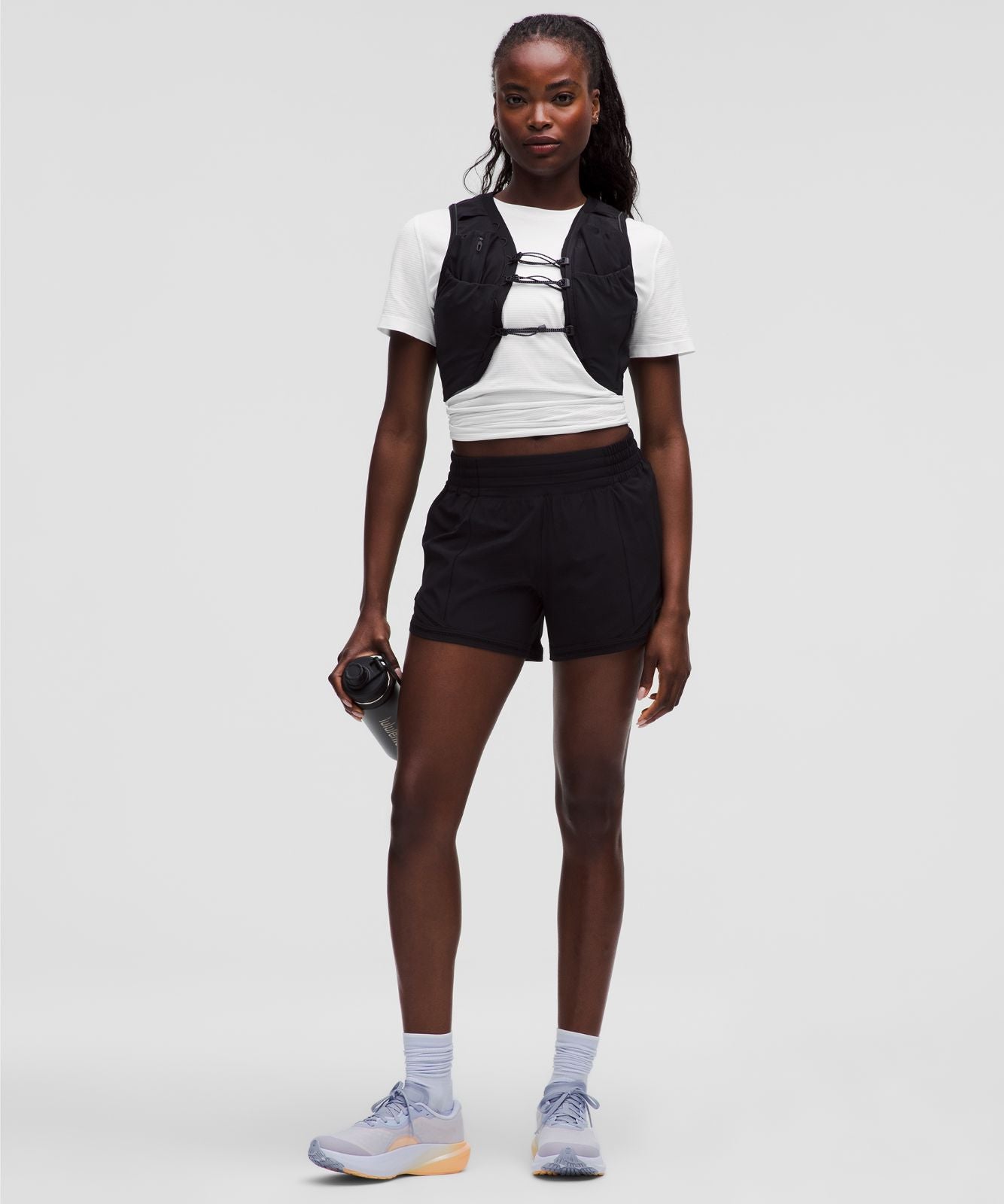 Swiftly Relaxed Short-Sleeve Shirt *Hip Length White/White
